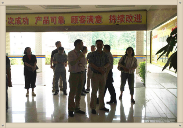 盛區長一行來我司考察指導工作